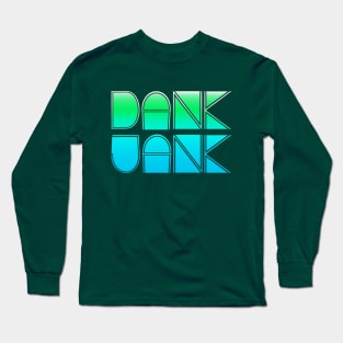 DANK JANK | MTG LINGO DESIGN SIMIC COLORS Long Sleeve T-Shirt